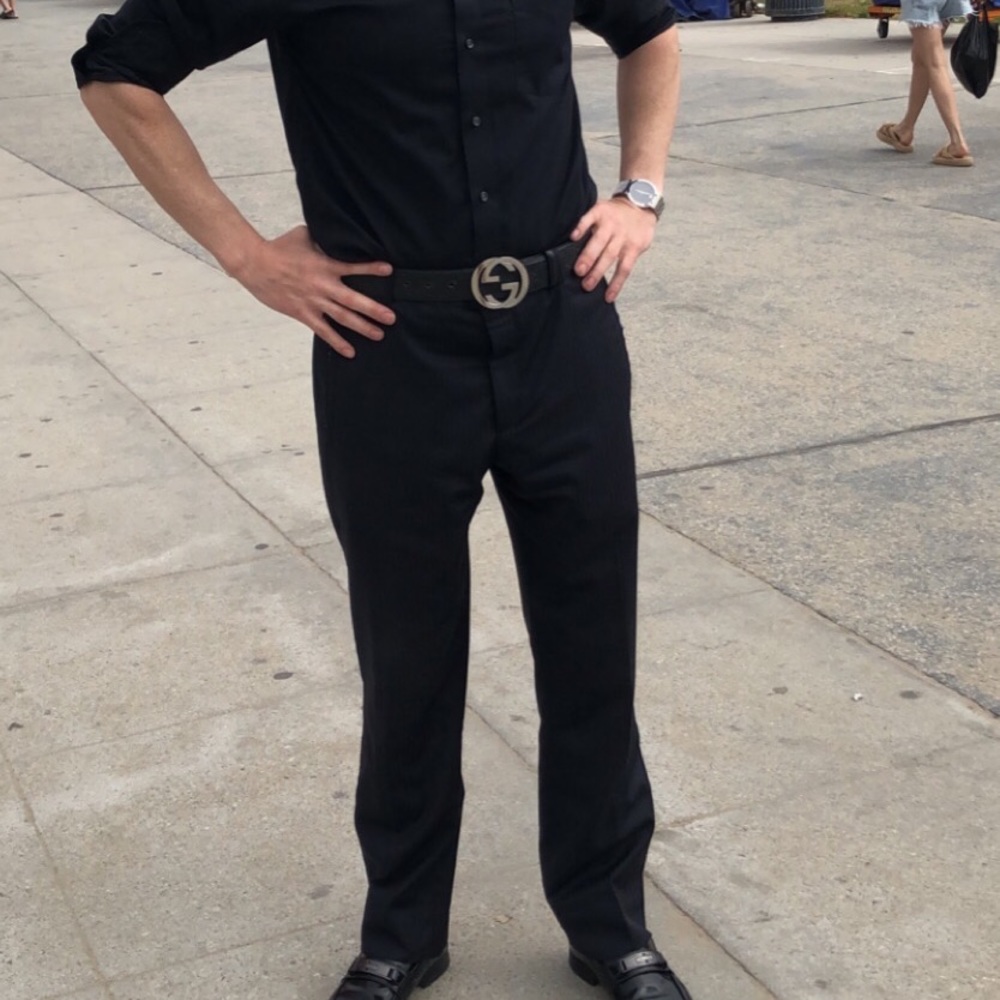 GUCCI - Signature Leather Belt - 80-32 - Picture 14 of 16